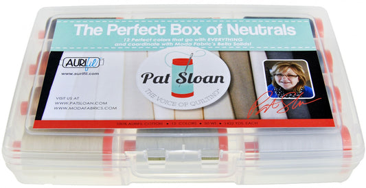 Pat Sloan Perfect Box of Neutrals # PSNB5012 12 Large Spools Cotton 50wt - Special Order