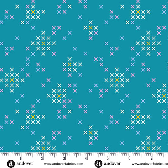Patchwork and Petals by KP Creates : Lucky Clover Raspberry A-10616-E
