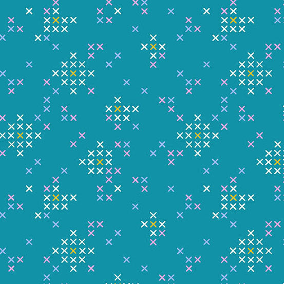 Patchwork and Petals by KP Creates : Lucky Clover Raspberry A-10616-E