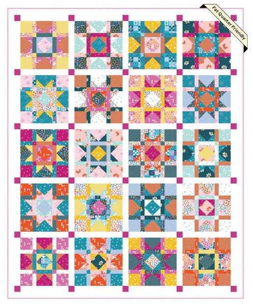Patchwork and Petals by KP Creates : Orchid Valley Quilt Kit