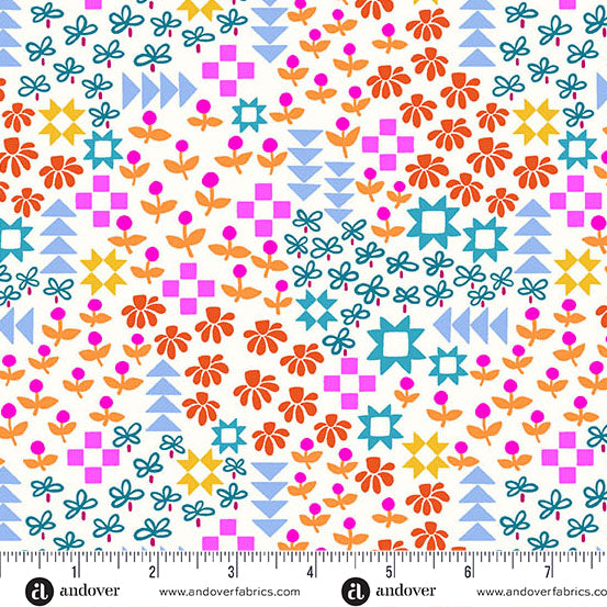 Patchwork and Petals by KP Creates : Patchwork and Petals Vanilla A-10614-L