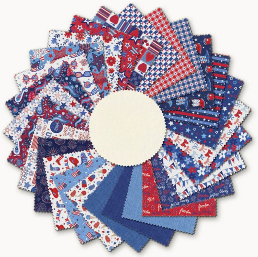 Patriotic Minis by P&B Textiles : Fabric Bundles
