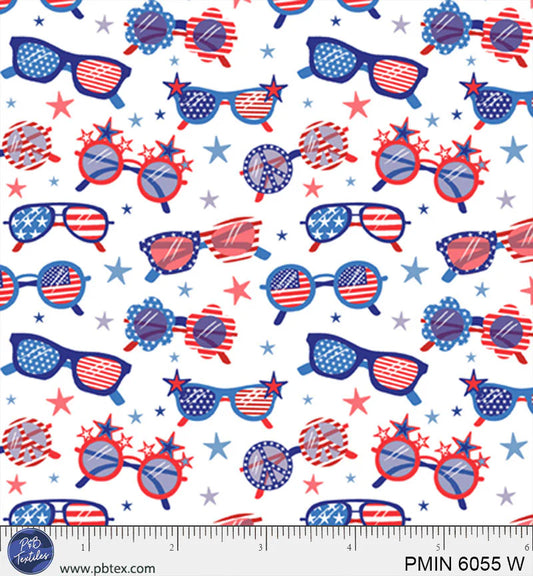 Patriotic Minis by P&B Textiles : PMIN 6055 W