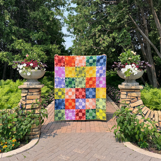 Peace Garden Quilt Pattern by The Blanket Statement