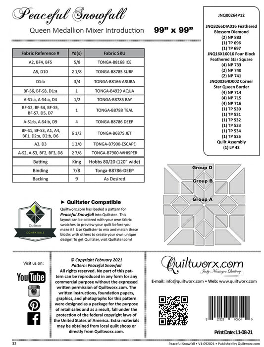 Peaceful Snowfall # JNQ00264P12 - Special Order