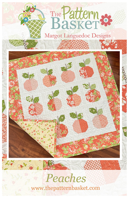 Peaches Table Topper Pattern by The Pattern Basket