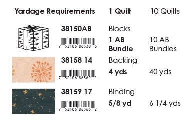 Peachy by Jessica Rose : Bennett Quilt Kit