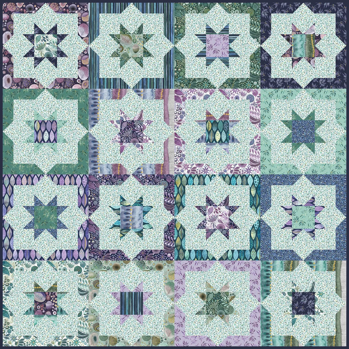 Pebble & Posy by Essoldo Design : Gertrude Quilt Kit