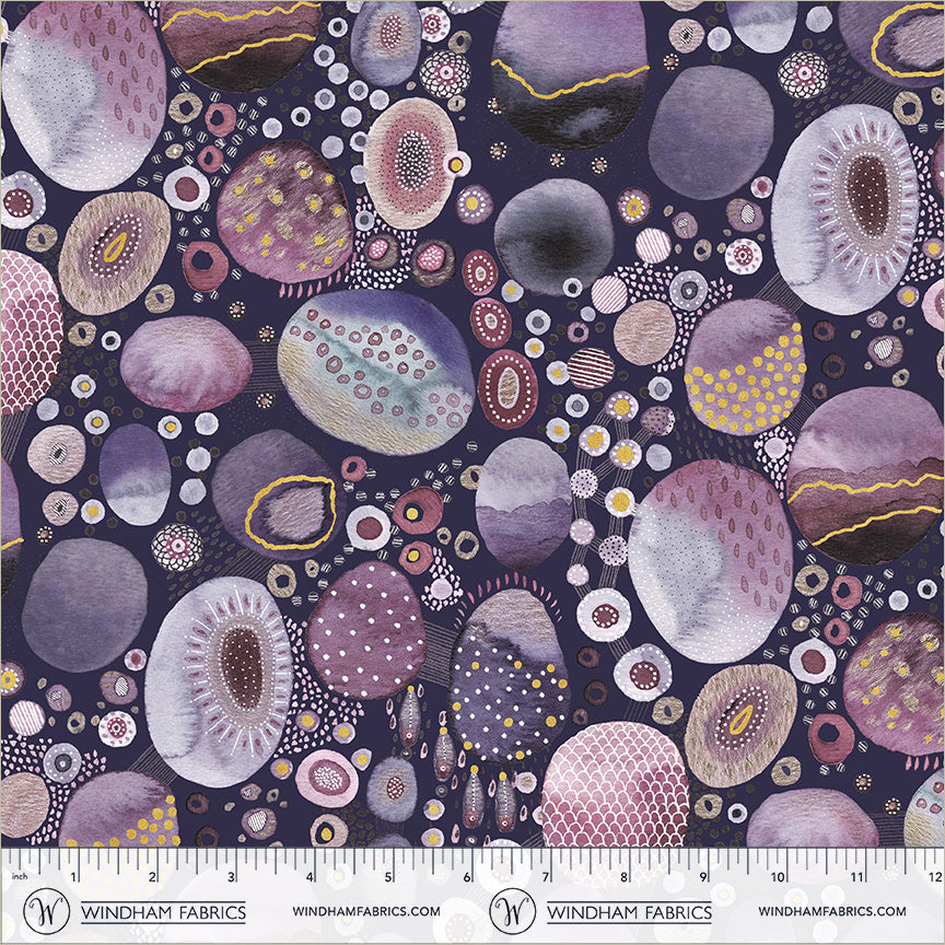 Pebble & Posy by Essoldo Design : Pebblebrook Amethyst 55789DM-4