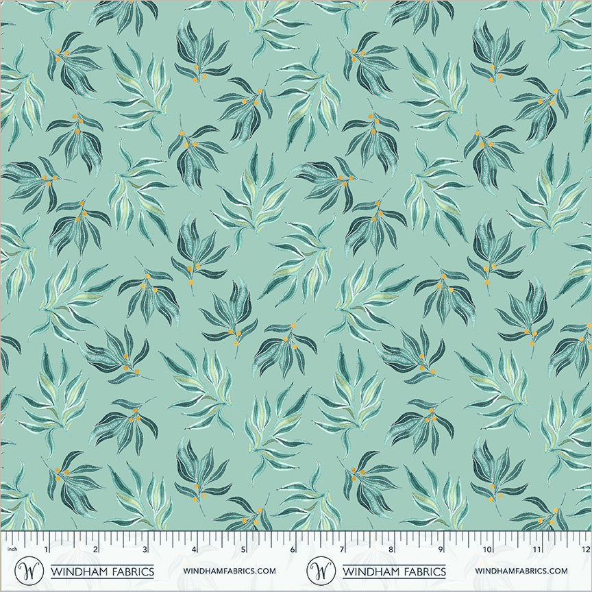 Pebble & Posy by Essoldo Design : Sprig Jade 55792DM-1