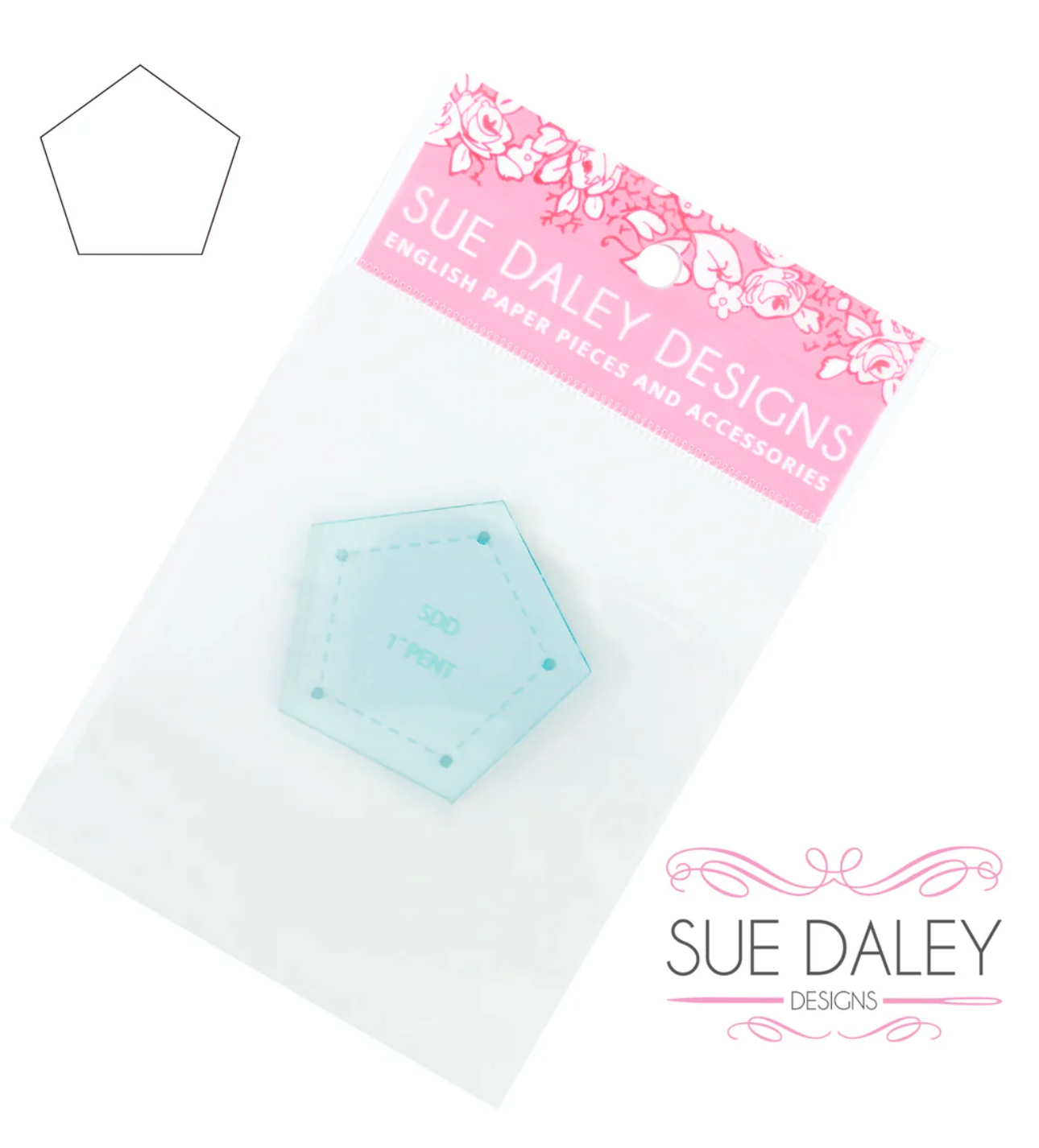 Pentagon Papers and Acrylic Templates - Special Order - Multiple Sizes