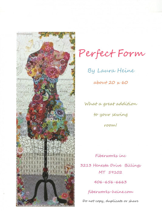 Perfect Form Collage Pattern by Laura Heine