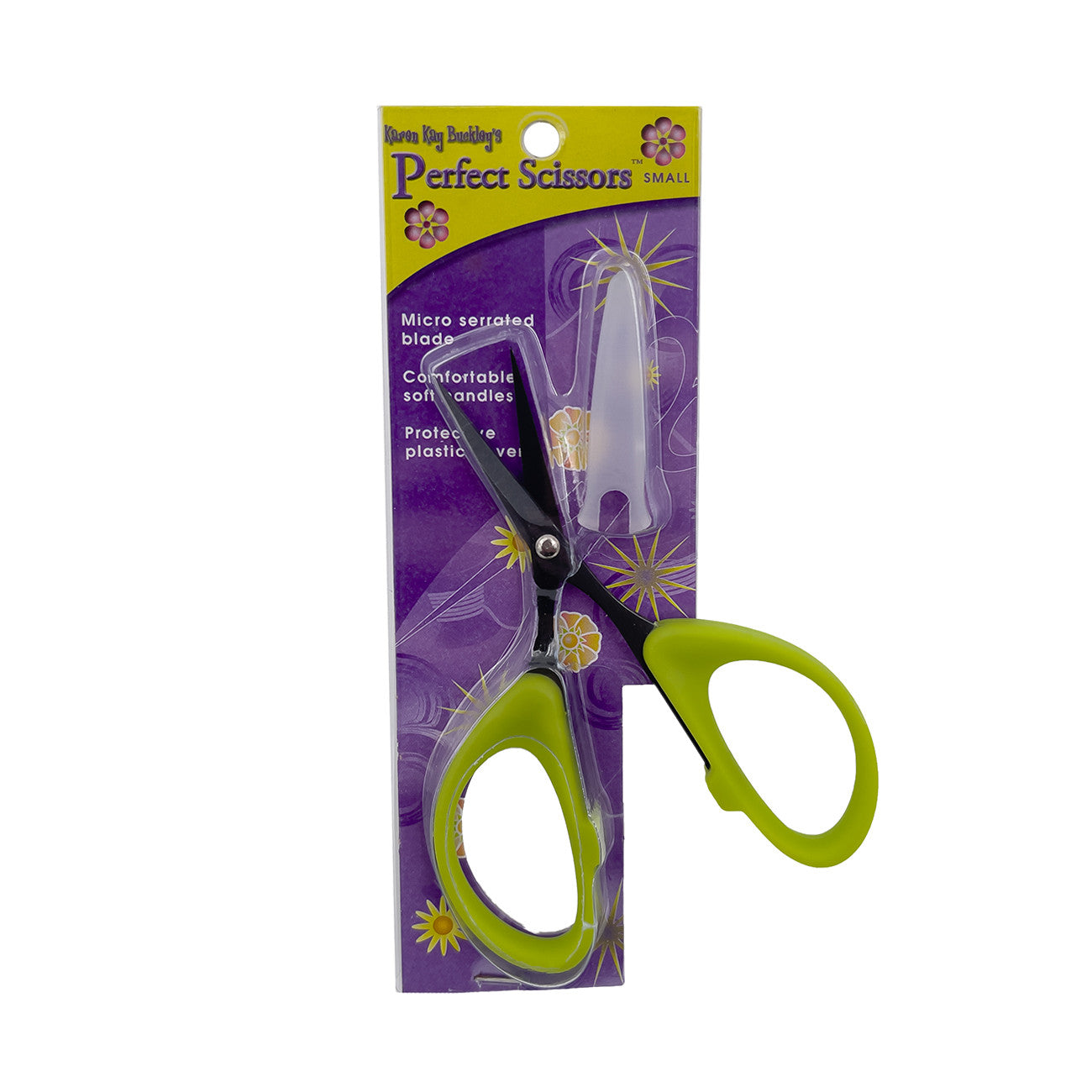 Perfect Scissors Green 4-3/16in Small Micro-Serrated Non-Slip Blade # KKBPSS - Special Order