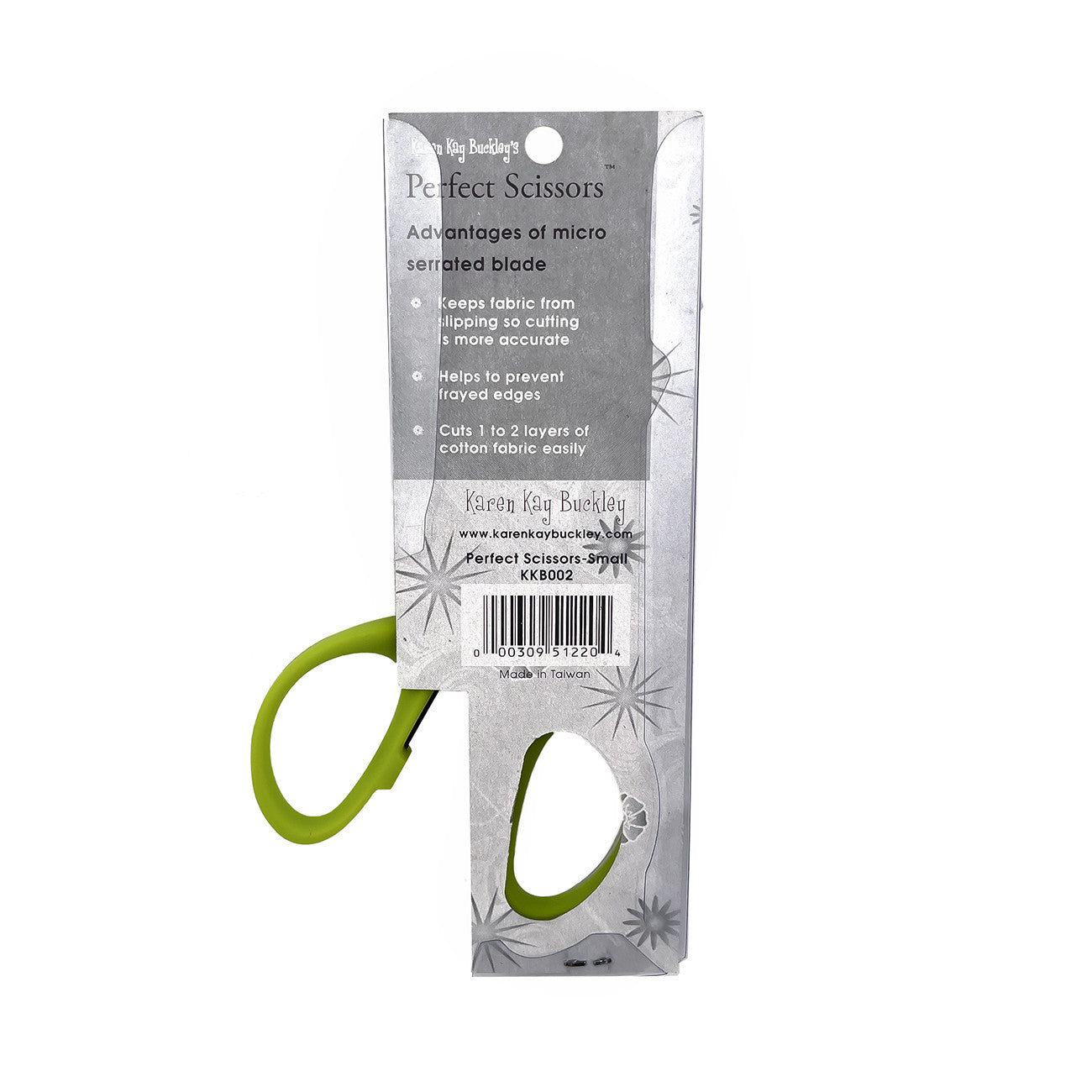 Perfect Scissors Green 4-3/16in Small Micro-Serrated Non-Slip Blade # KKBPSS - Special Order