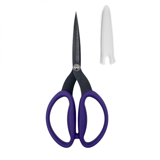 Perfect Scissors Purple 7-3/4in Large Micro-Serrated Non-Slip Blade # KKBPSL - Special Order
