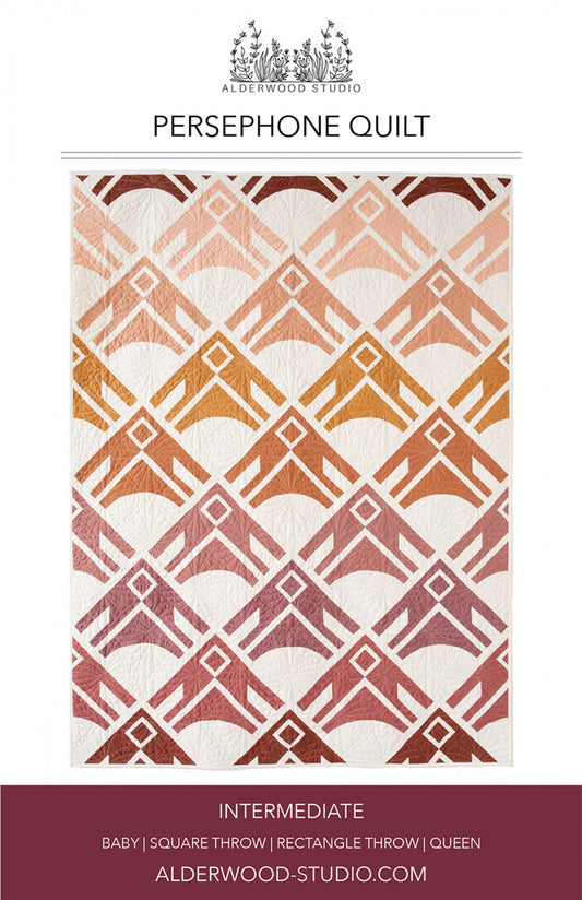 Persephone Quilt Pattern by Alderwood Studio