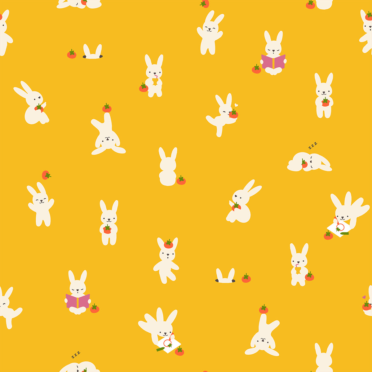 Persimmon by Rashida Coleman-Hale : Bun E and Simmy Dandelion RS1118 13