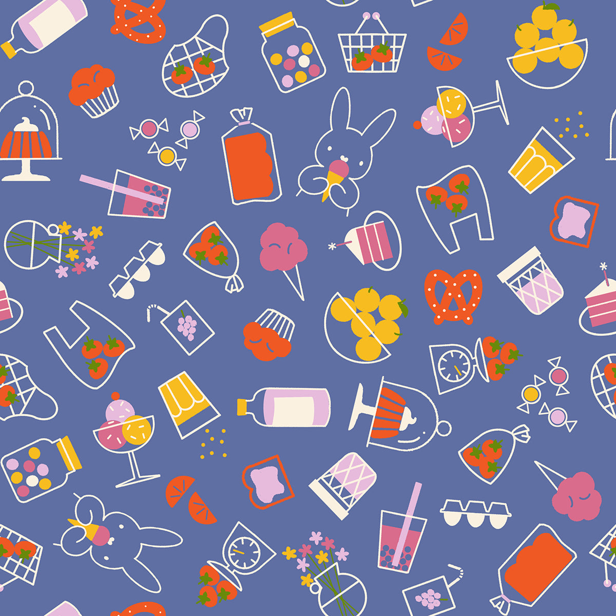 Persimmon by Rashida Coleman-Hale : Bun E's Market Twilight RS1119 16