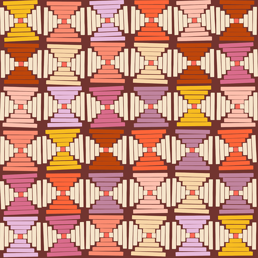 Persimmon by Rashida Coleman-Hale : Courthouse Steps Cranberry RS1124 14