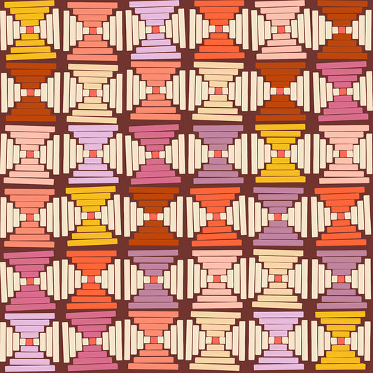 Persimmon by Rashida Coleman-Hale : Courthouse Steps Cranberry RS1124 14