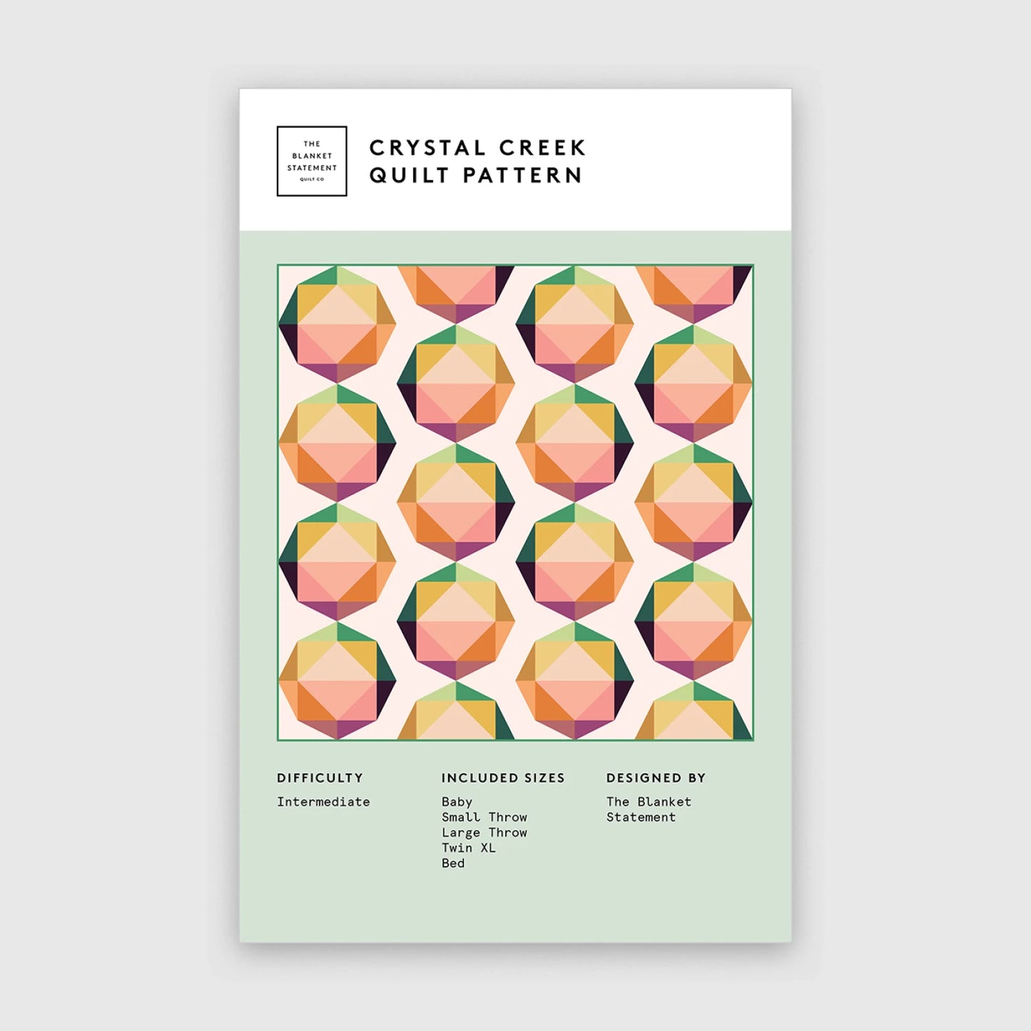 Persimmon by Rashida Coleman-Hale : Crystal Creek Quilt Kit