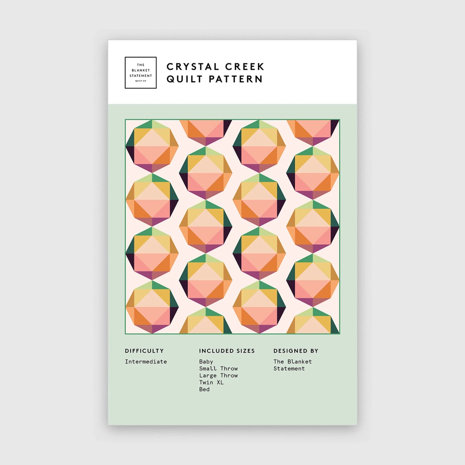 Persimmon by Rashida Coleman-Hale : Crystal Creek Quilt Kit