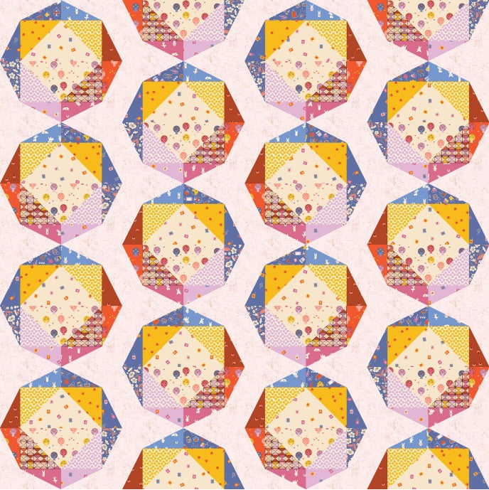 Persimmon by Rashida Coleman-Hale : Crystal Creek Quilt Kit