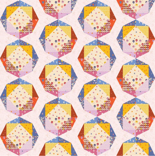 Persimmon by Rashida Coleman-Hale : Crystal Creek Quilt Kit