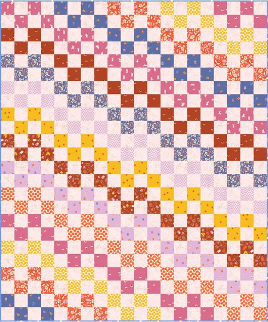 Persimmon by Rashida Coleman-Hale : Doubled Up Quilt Kit