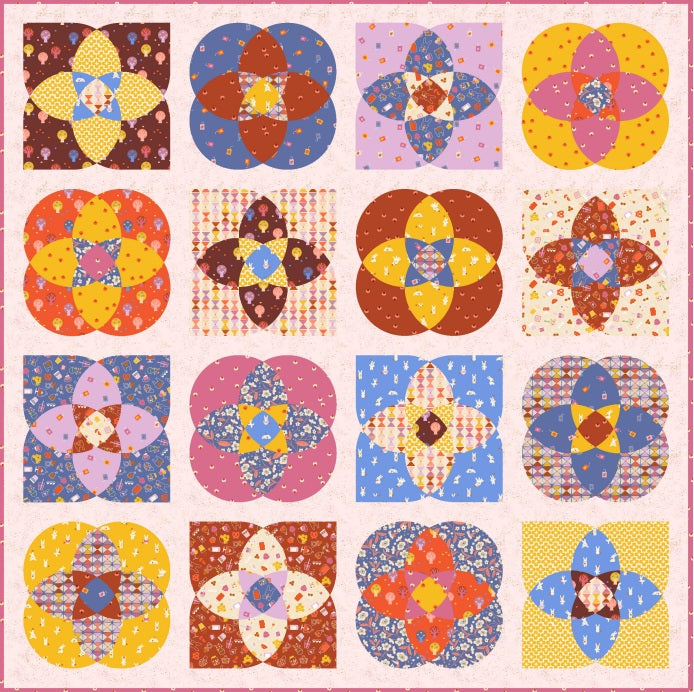 Persimmon by Rashida Coleman-Hale : Folk Festival Quilt Kit