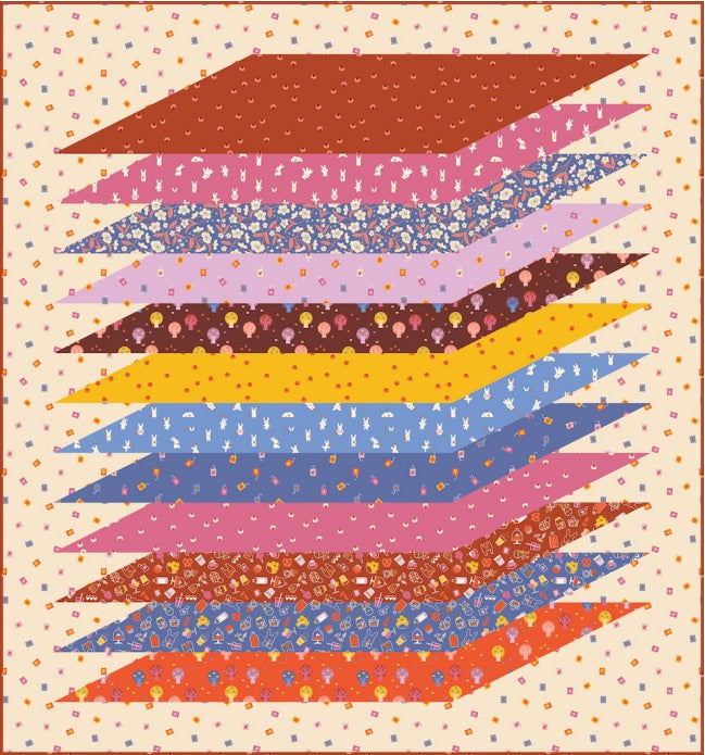 Persimmon by Rashida Coleman-Hale : Layer Up Quilt Kit