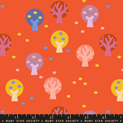 Persimmon by Rashida Coleman-Hale : The Grove Warm Red RS1123 13