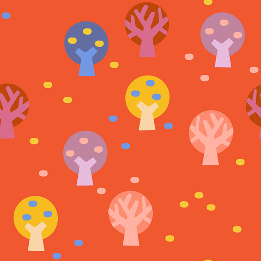 Persimmon by Rashida Coleman-Hale : The Grove Warm Red RS1123 13