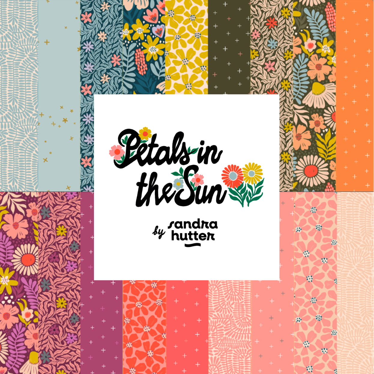 Petals in the Sun by Sandra Hutter : Fabric Bundles