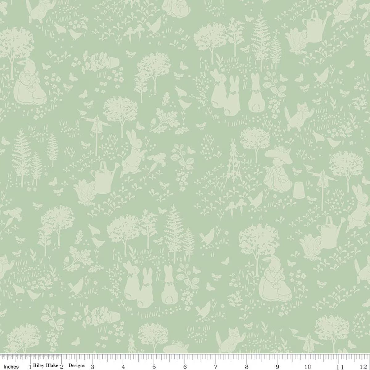 Peter Rabbit™ and Benjamin Bunny™ by Beatrix Potter Collection : 15 Piece Fat Quarter Bundle