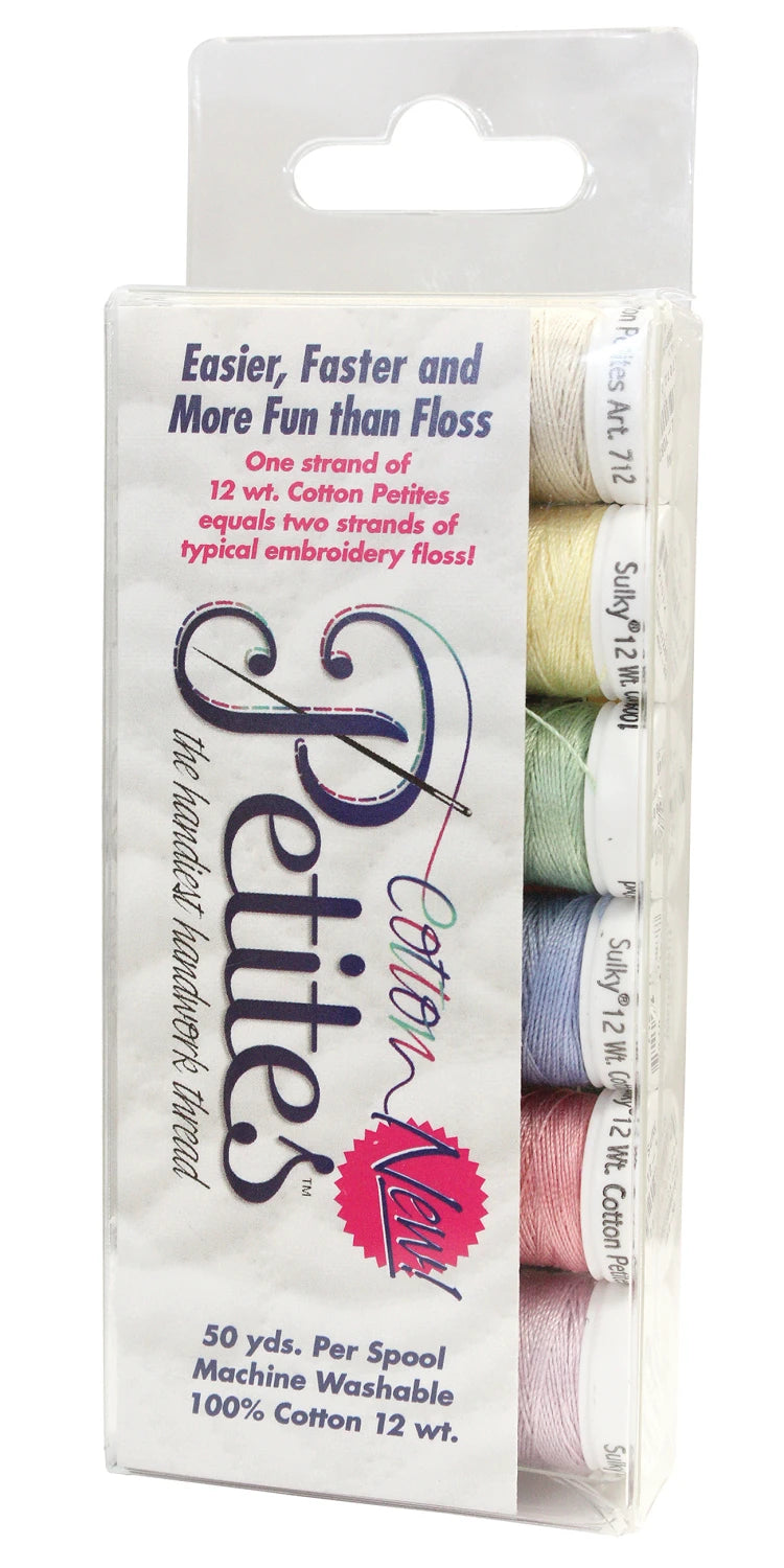 Petites 12wt Cotton Thread 6 Pack Spring # 712-02 - Special Order