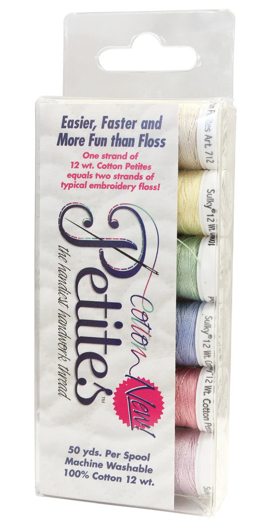 Petites 12wt Cotton Thread 6 Pack Spring # 712-02 - Special Order