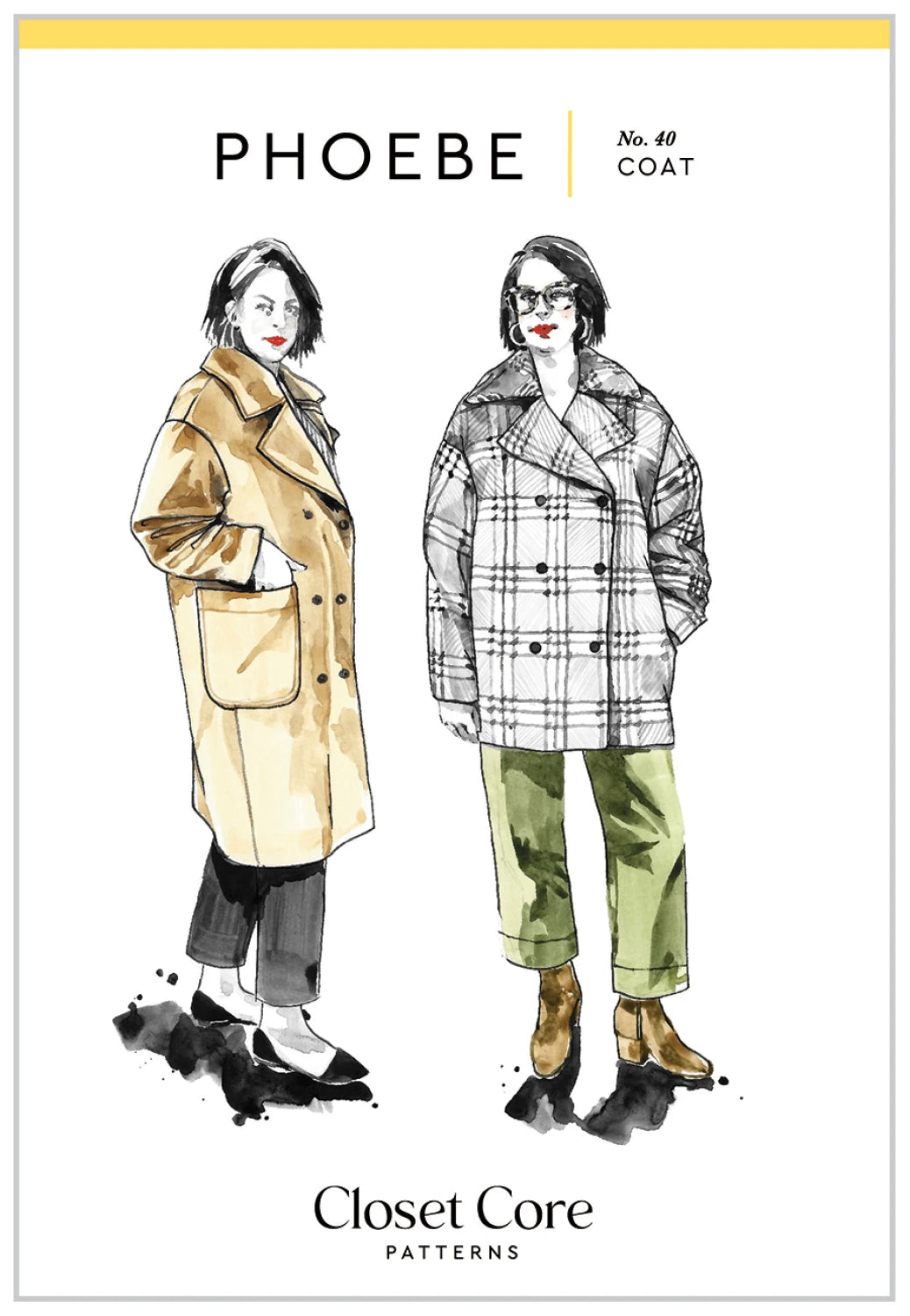 Phoebe Coat Pattern by Closet Core Patterns - Special Order