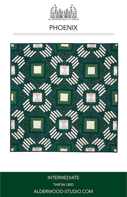 Phoenix Quilt Kit by Alderwood Studios featuring Art Gallery Pure Solids