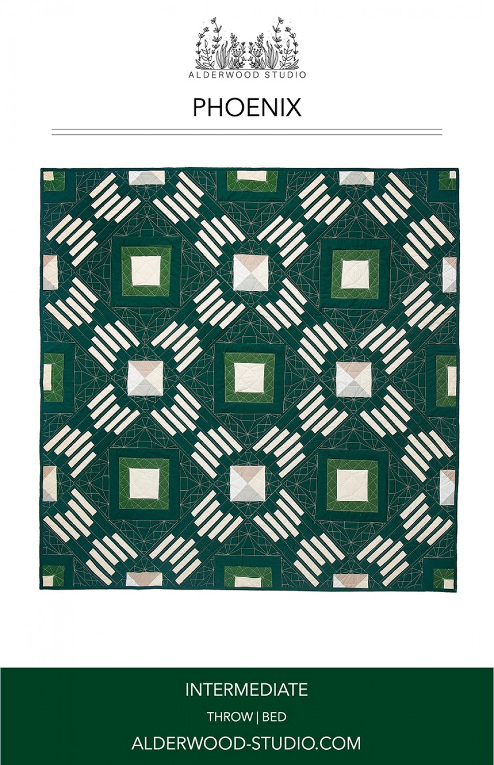 Phoenix Quilt Pattern by Alderwood Studio