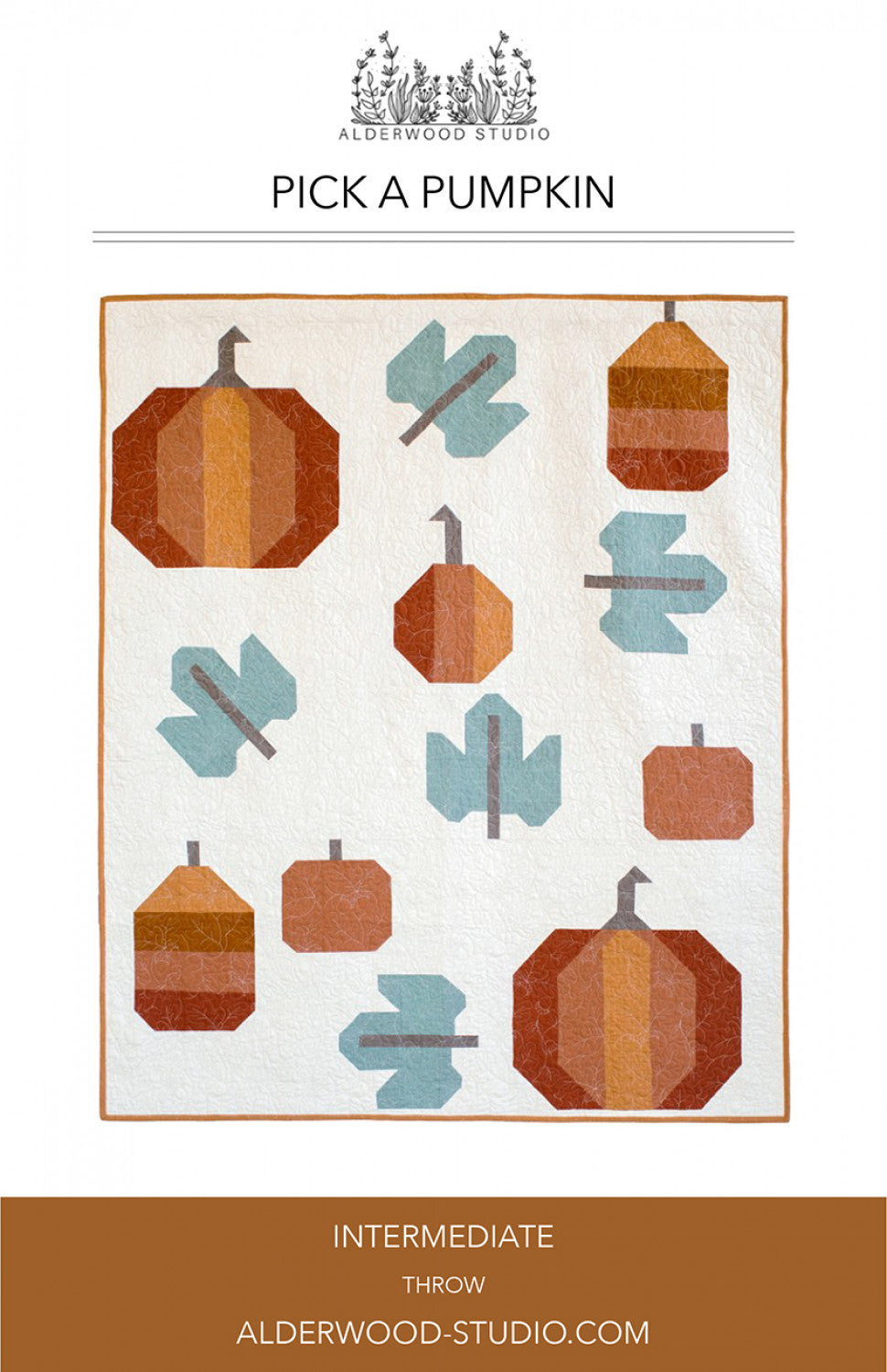 Pick a Pumpkin Quilt Pattern by Alderwood Studio