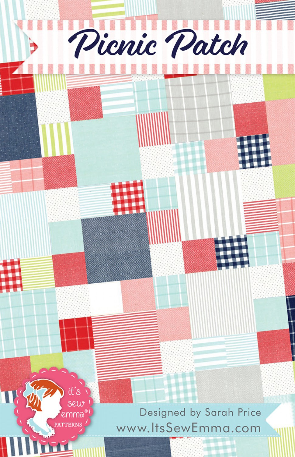 Picnic Patch Quilt Pattern by It’s Sew Emma