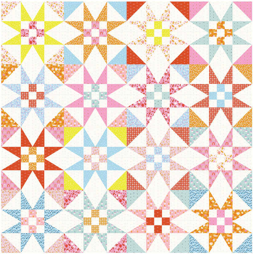 Picnic Pop Quilt Pattern by Crinkly Quilts