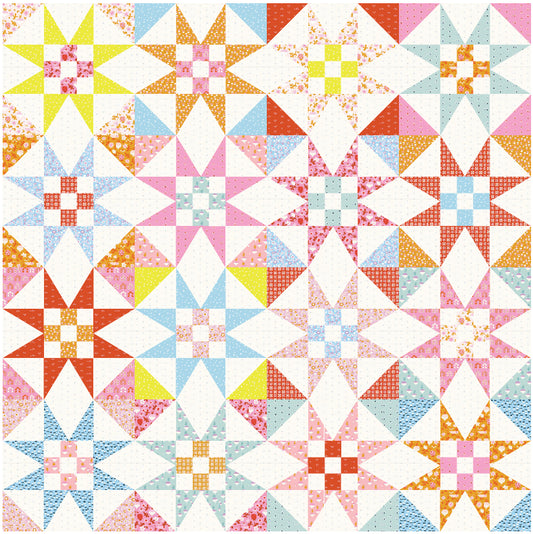 Picnic Pop Quilt Pattern by Crinkly Quilts