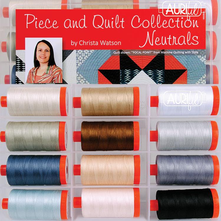 Piece And Quilt Collection - Neutrals CW50PQN12 50wt Cotton - Special Order