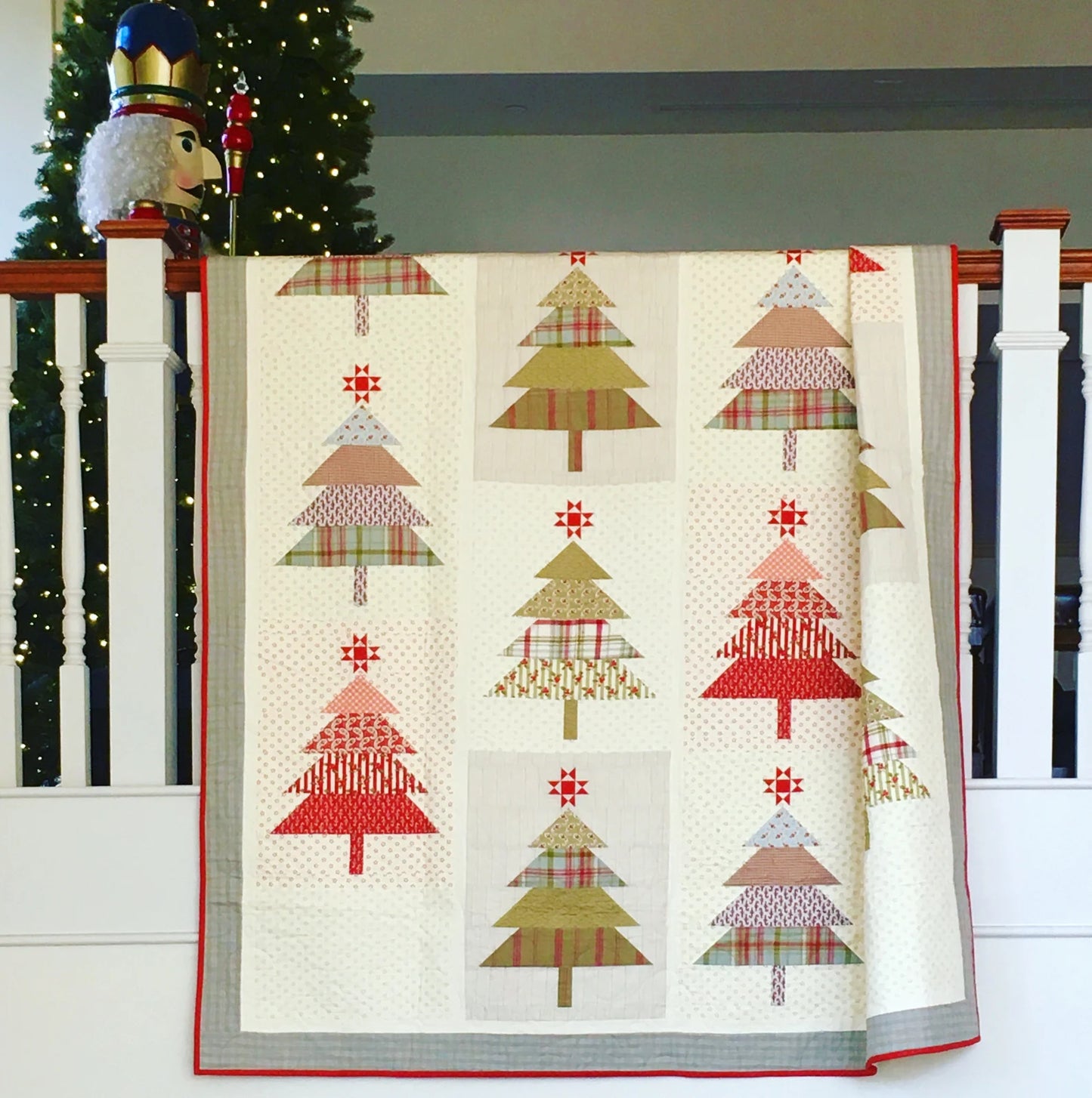 Pine-ing for Christmas Quilt Pattern by Wendy Sheppard (use to build kit with Speckled)