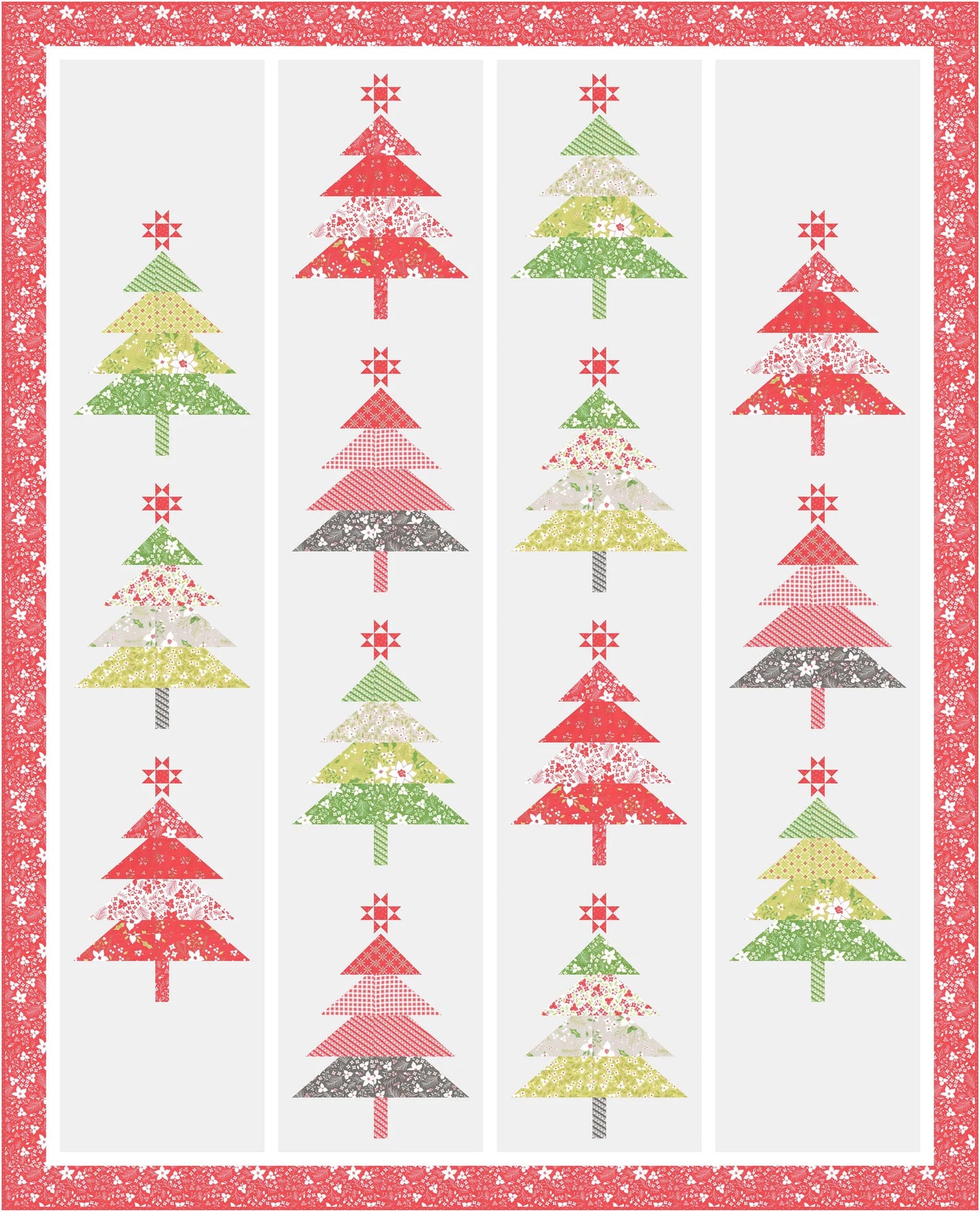 Pine-ing for Christmas Quilt Pattern by Wendy Sheppard (use to build kit with Speckled)