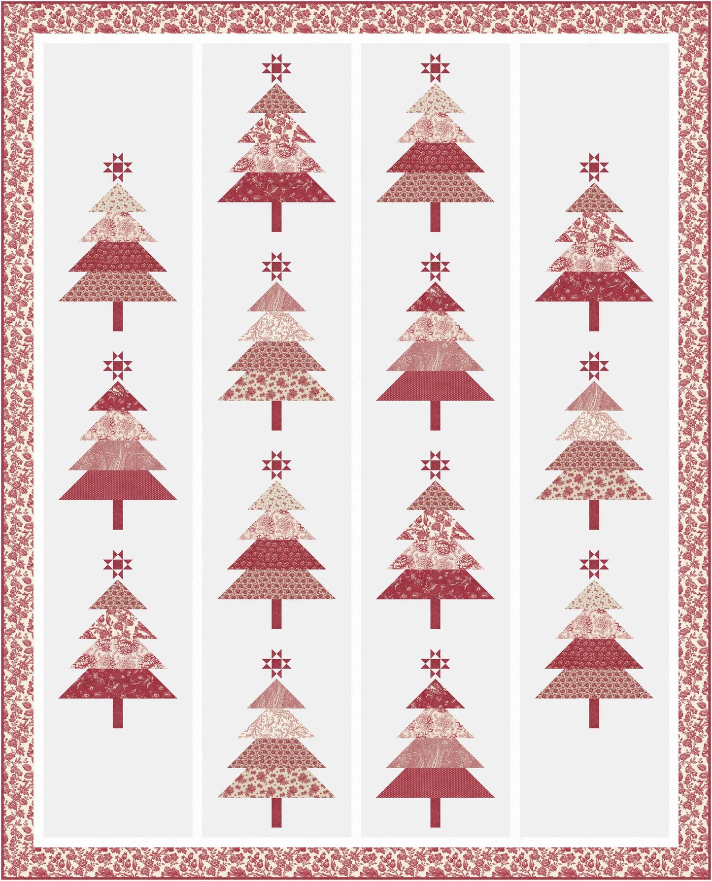 Pine-ing for Christmas Quilt Pattern by Wendy Sheppard (use to build kit with Speckled)