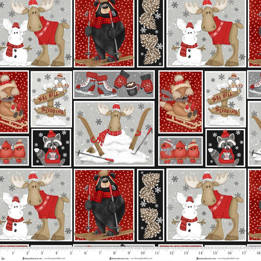 Pinecone Ridge Lodge by Shelly Comiskey : Patchwork Blocks Multi 2125-89