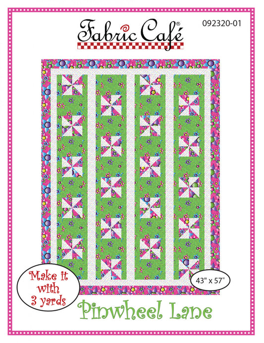 Pinwheel Lane Quilt Pattern by Fabric Cafe